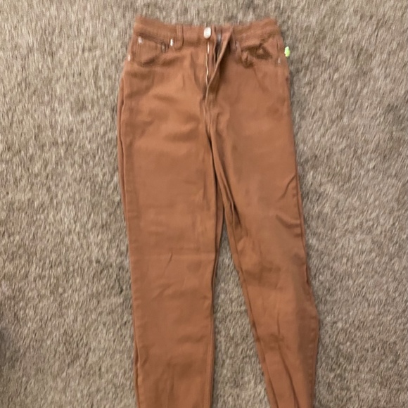 Burnt Orange/ Light brown boyfriend jeans - Picture 2 of 3